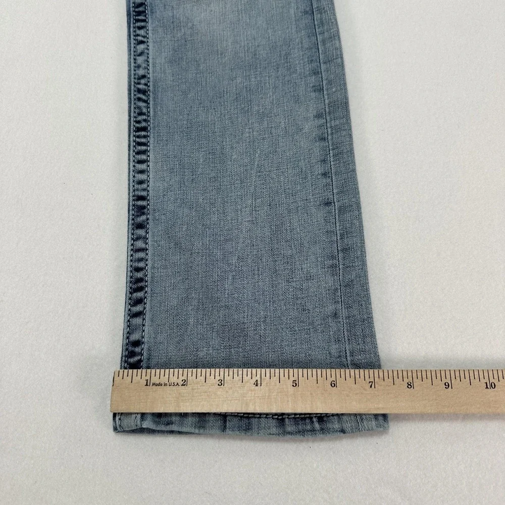 BKE Alec Jeans Mens 30x30 Blue Straight Stretch Denim Light Wash Casual Prep